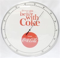 Bubble Front Coke 12" Thermometer
