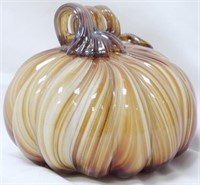 Art Glass Pumpkin 4.5"