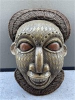 African Wood Carved Tribal Mask