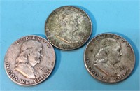 1951-D, 1951, 1951 Franklin Silver Half Dollars