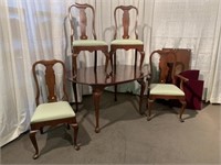 Cherry Dining Room Table & 4 Chairs