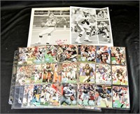 NFL AUTOGRAPHS + 1991 PROSET FOOTBALL CARDS SET