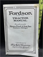 Fordson tractor manual