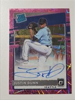 Auto Rookie Card Parallel Justin Dunn