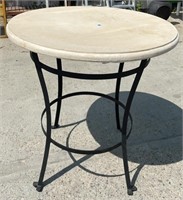 Unused Bar Height Outdoor Patio Table with
