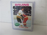 BOBBY ORR Vintage Hockey Card 1975-76