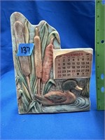 Ceramic Calendar Holder