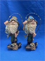 Resin Fisherman Figurines
