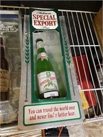 Heileman’a special export bottle advertising
