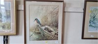 WATERCOLOUR OF KINGFISHER BY BLAKEMOORE
