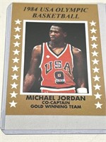 Michael Jordan 1984 USA Gold/White Rookie