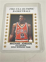 Michael Jordan 1984 USA White/Gold Rookie