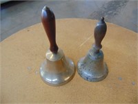Pair of Brass School Bells