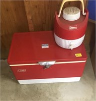 COLEMAN COOLER AND THERMOS