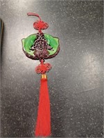 Chinese New Year decoration - faux jade koi fish: