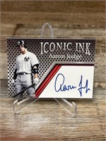 Iconic Ink Cut Autograph Aaron Judge CARD