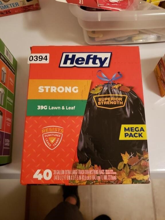 Hefty Strong 49 XL Bags Box - 40 Bags