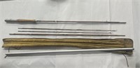 Vintage Russell Pate Bamboo Fly Rod