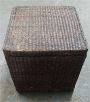 Wicker Ottoman