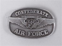 Confederate Air Force Ghost Squadron Pewter Buckle