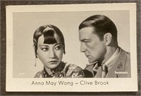 ANNA MAY WONG:  JOSETTI Tobacco Card (1931)