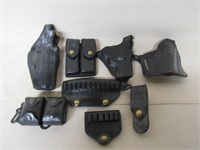 Leather Holsters, Cartridge Pouches