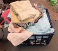 Crate Full Of Towels
