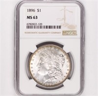 1896 Morgan Dollar NGC MS63