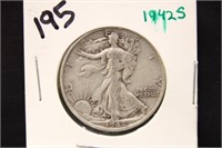 1942 S WALKING LIBERTY HALF DOLLAR COIN