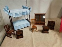 Wood doll furniture