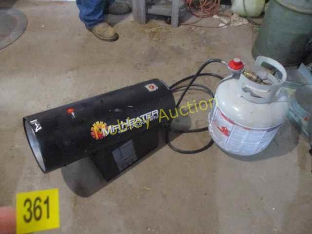 HEATER WITH PROPANE-PICKUP ONLY