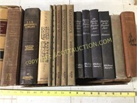 32 vintage hard bound and pamphlet books,