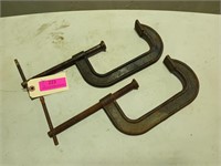 2 - 6" c-clamps