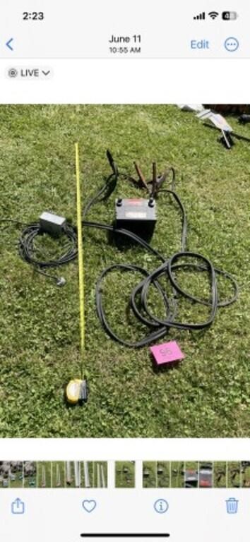 Jumper Cables & Heavy Duty Lawnmower Battery,