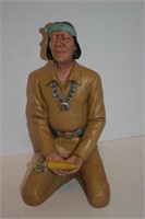 Ceramic American Indian Statue