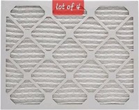 LOT OF 4 Furnace filters  of size 20"×30"×1" merv