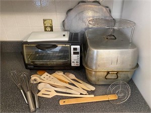 Toaster Oven, Whisks, Utensils & More
