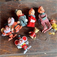 Vintage Elf on Shelf, Asst Characters