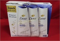 Dove Deep Moisture Body Wash 3 pack