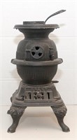 antique"SPARK" Salesman Sample cast iron pot belly