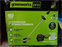 Greenworks Pro 16in cordless string trimmer