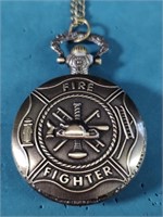 Fire Fighter Pocket Watch