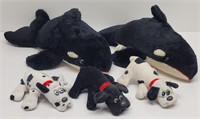 Tonka Pound Puppies & Knickerbocker Shamu Whales