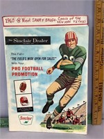 Sinclair Dealer program w/ Sammy Baugh promo