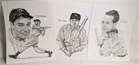 Lot Baseball Ltd edition prints