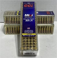 (OO) CCI 22LR Hollow Point Cartridges, 36 Grain,