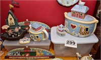 Noah's Ark cookie jar 12" x 12" and