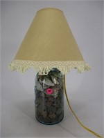 Ball Fruit Jar Lamp - Artifacts & Pottery