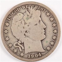 1904 Barber Half Dollar