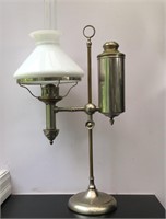 BRASS STUDENT TABLE LAMP
